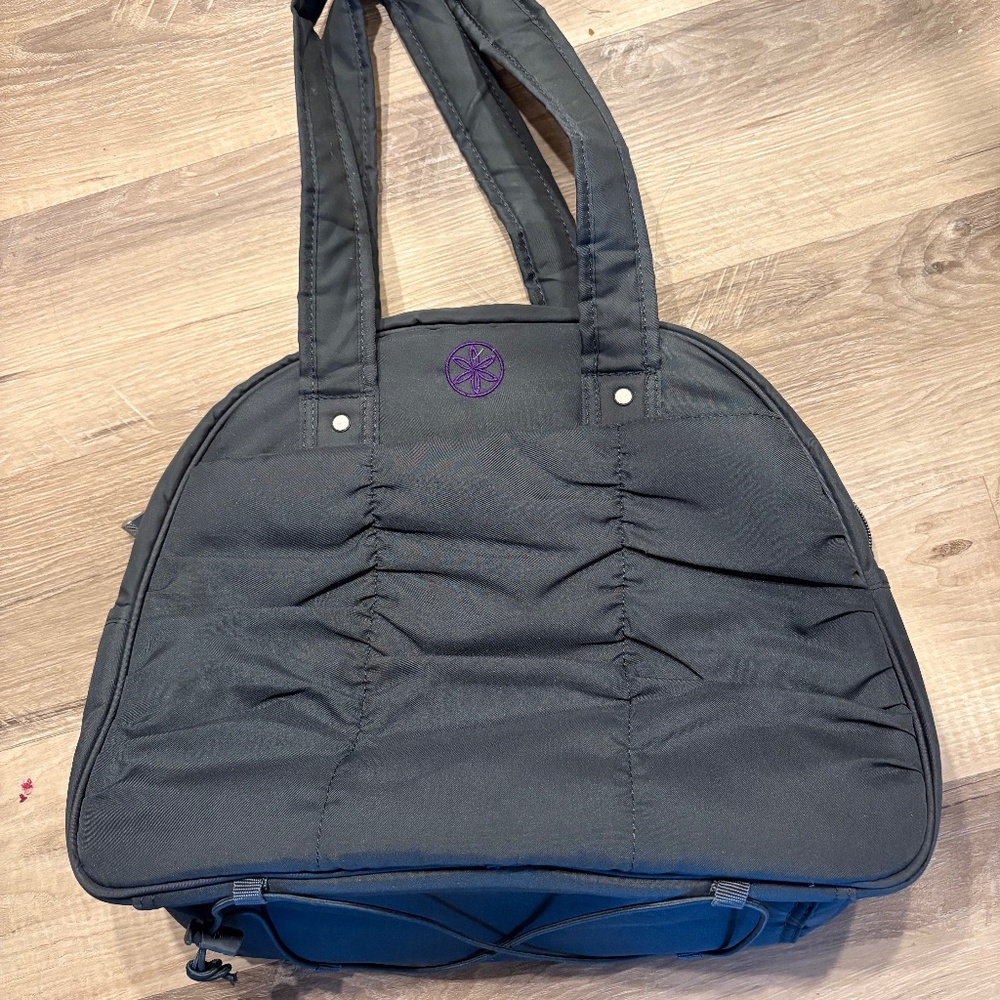 Gaiam Metro Yoga/Gym Bag, In Gray/Purple GAIAM